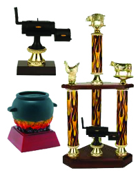BBQ - Cooking - Cook Off - Chili - Chef - Competition Trophies